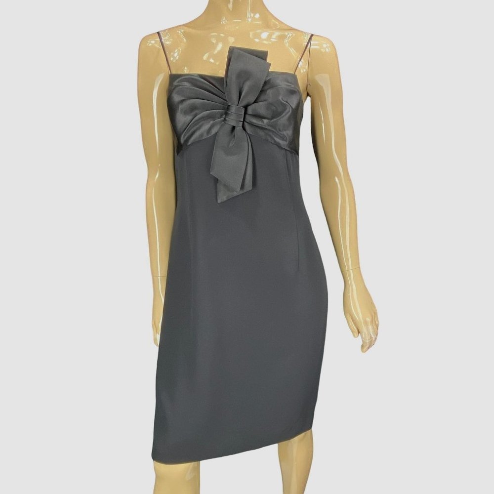 Maggy London Womens Black Cocktail Dress Size 14